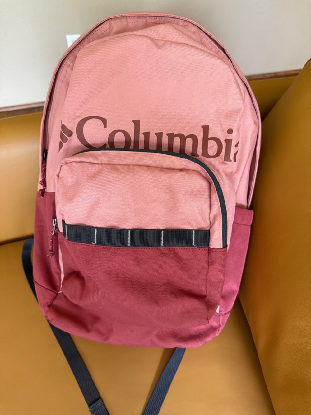 Columbia Two-Tone Soft Salmon and Rust Backpack